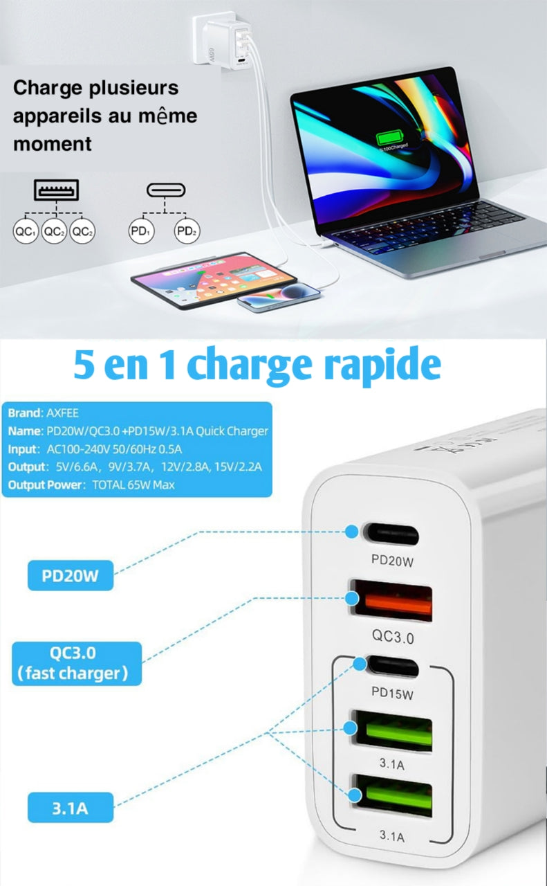 Chargeur rapide HYTO 120W