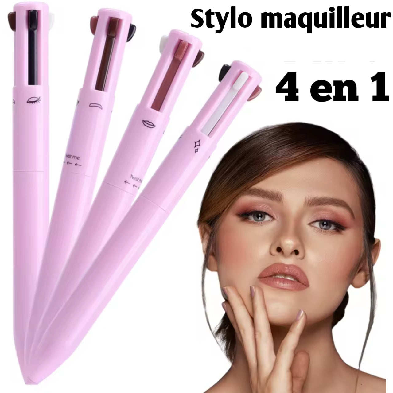 Crayon de Maquillage 4 en 1 MakeUp Pen