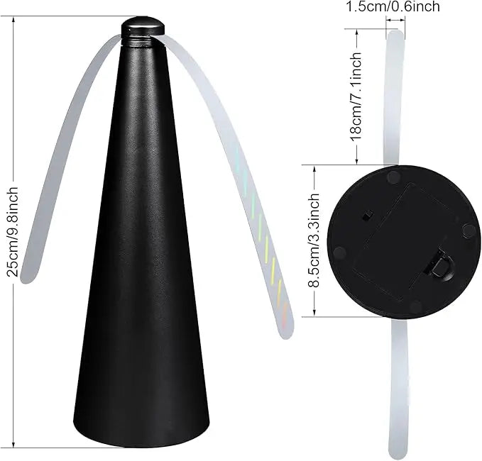 Ventilateur Anti-Mouches Portable – Idéal pour Table & Cuisine